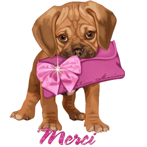 Gif merci chien